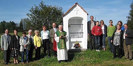 Marterl Einweihung in Hoschlowitz