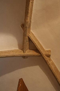 Details des Vorhallengewölbes